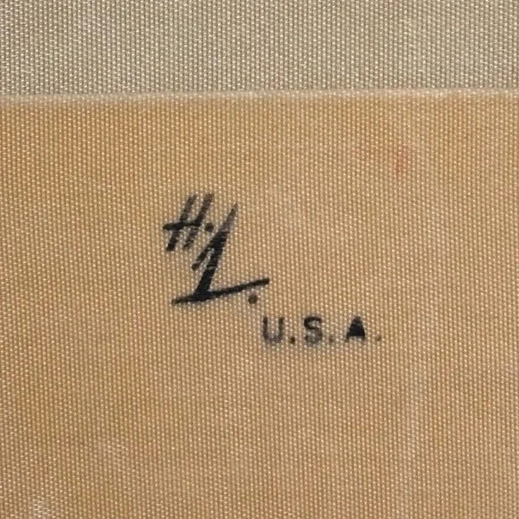 Vintage 1950’s Harry Levine Jewel Kiss Clasp Floral Tapestry Purse Leather Strap - Picture 9 of 16